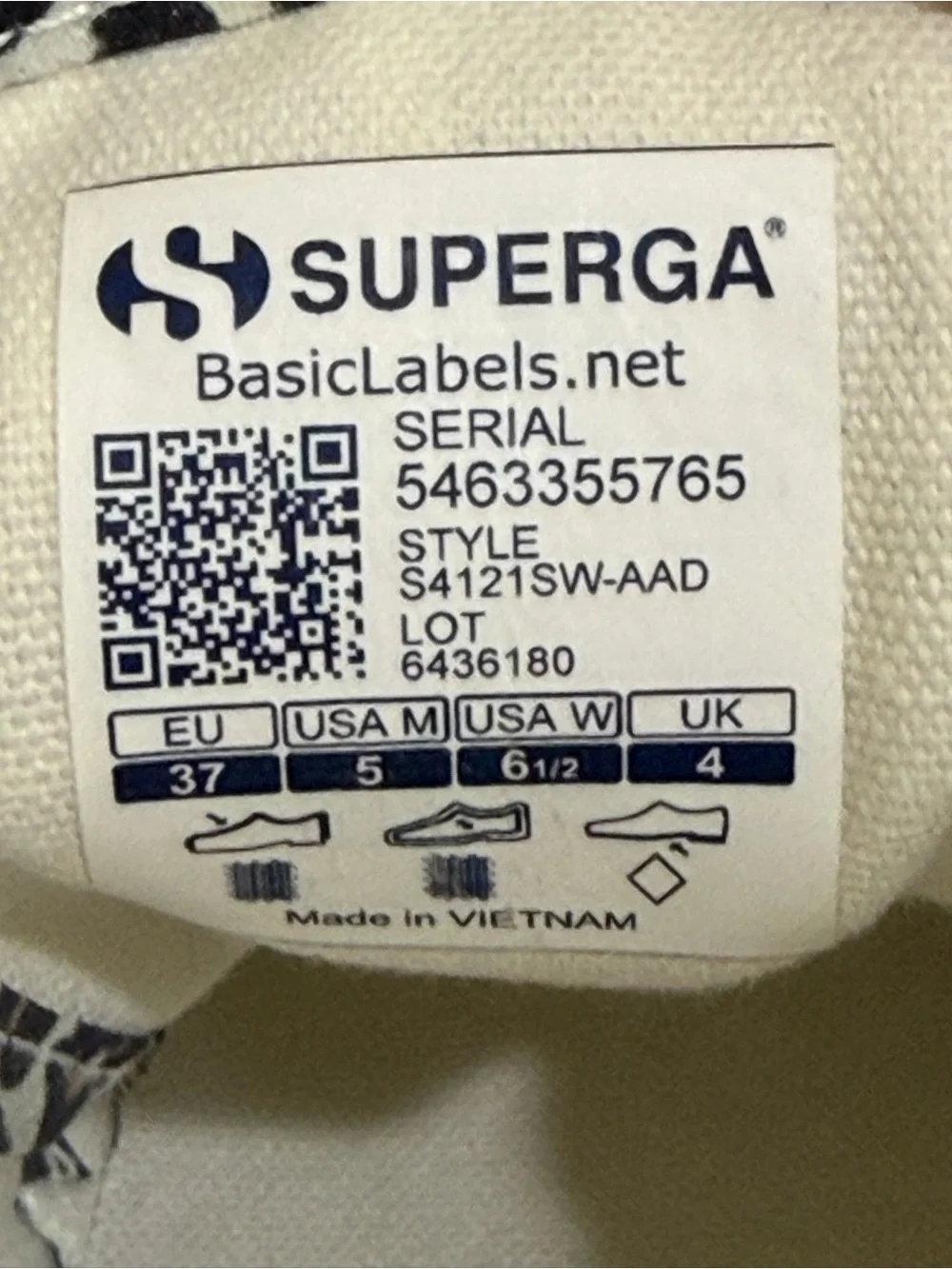 Superga 2750 Light Leopard Print Sneakers Women’s Size 6.5 NWT Canvas Lace Up